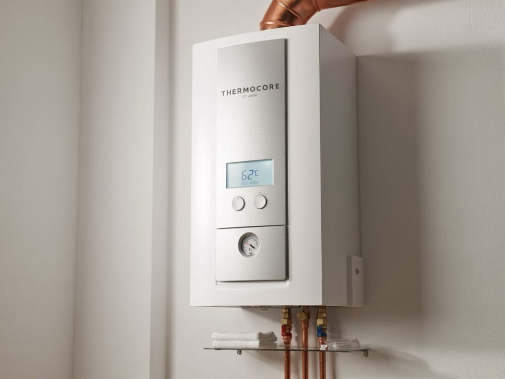 panel kontrolny pieca gazowego